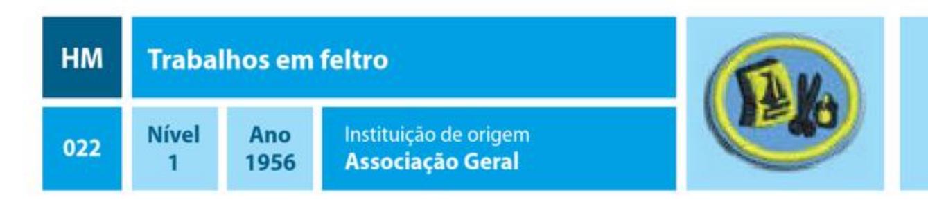 Trabalhos em feltro