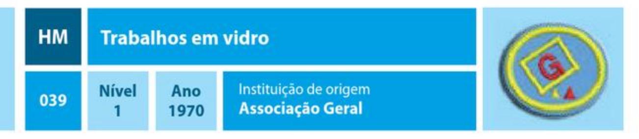 Trabalhos em vidro