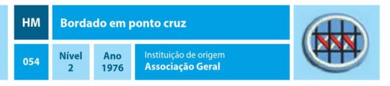 Bordado em ponto cruz