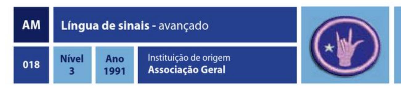Língua de sinais - avançado