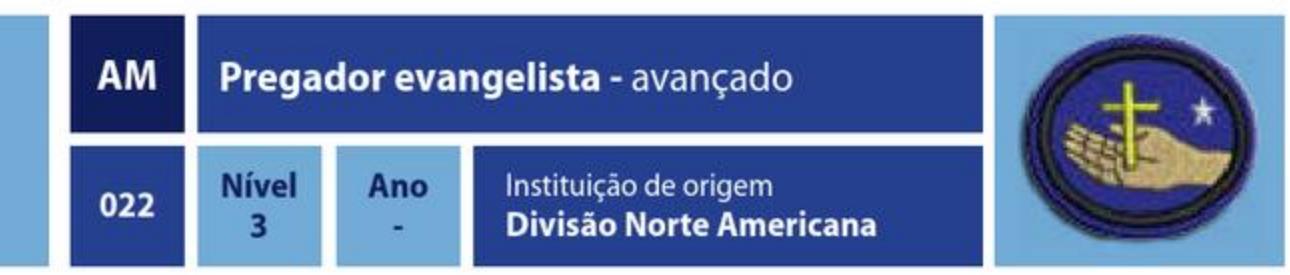 Pregador evangelista - avançado