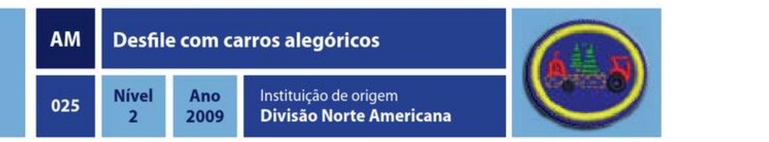 Desfile com carros alegóricos