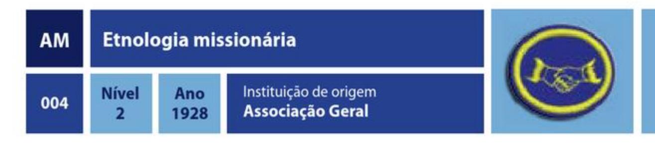 Etnologia missionária