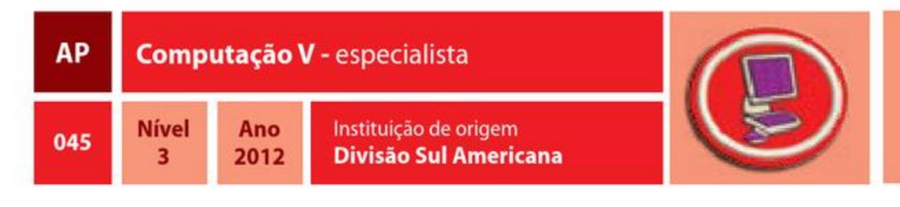 Computação V - especialista