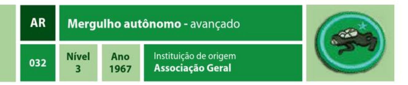 Mergulho autônomo - avançado