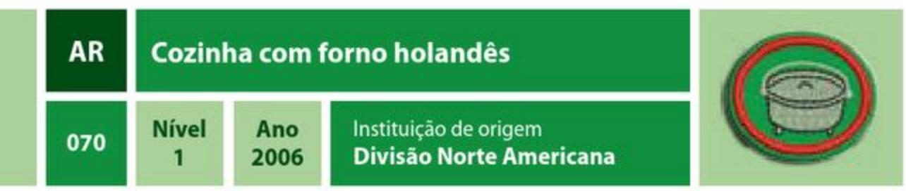 Cozinha com forno holandês