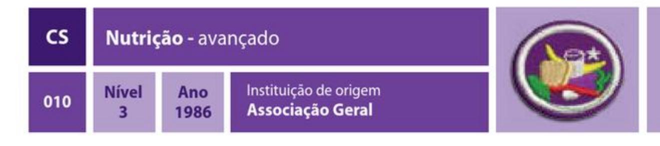 Nutrição - avançado