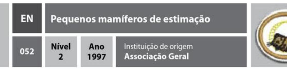 Pequenos mamíferos de estimação