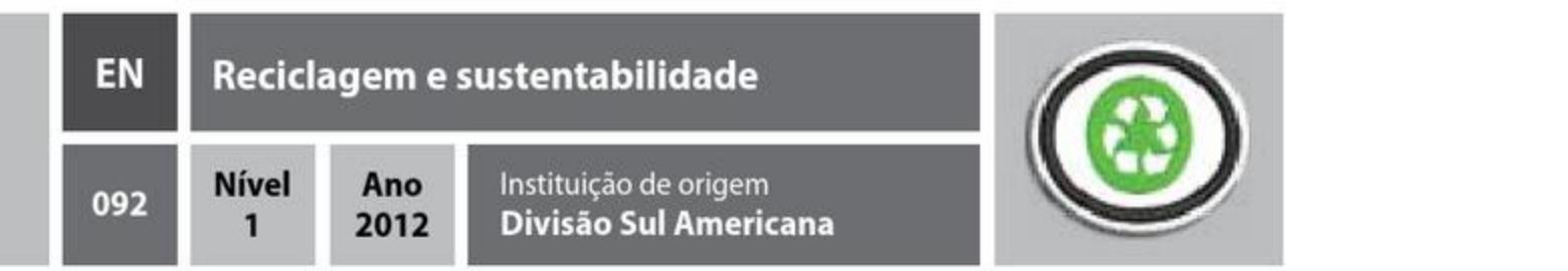 Reciclagem e sustentabilidade