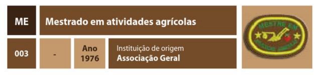 Mestrado em atividades agrícolas