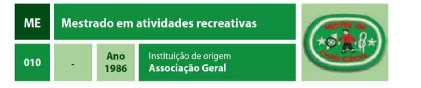 Mestrado em atividades recreativas
